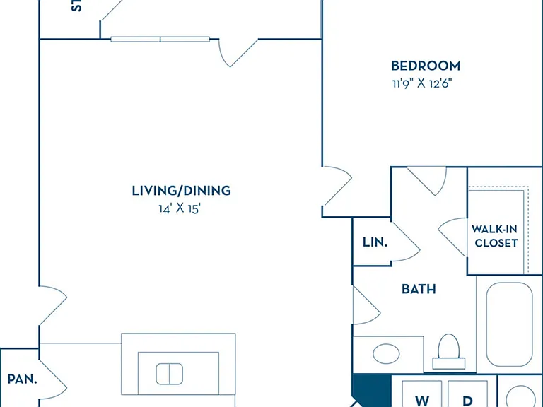 1 Bedroom | 1 Bath | 786 SF | Renovated 1 Bedroom | 1 Bath | 786 SF | Renovated