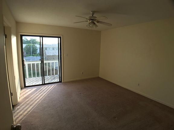 Bedroom is spacious as is the walk in closet!