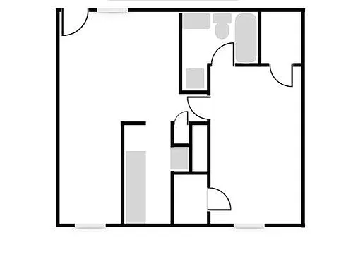 Floor plan 1 BED