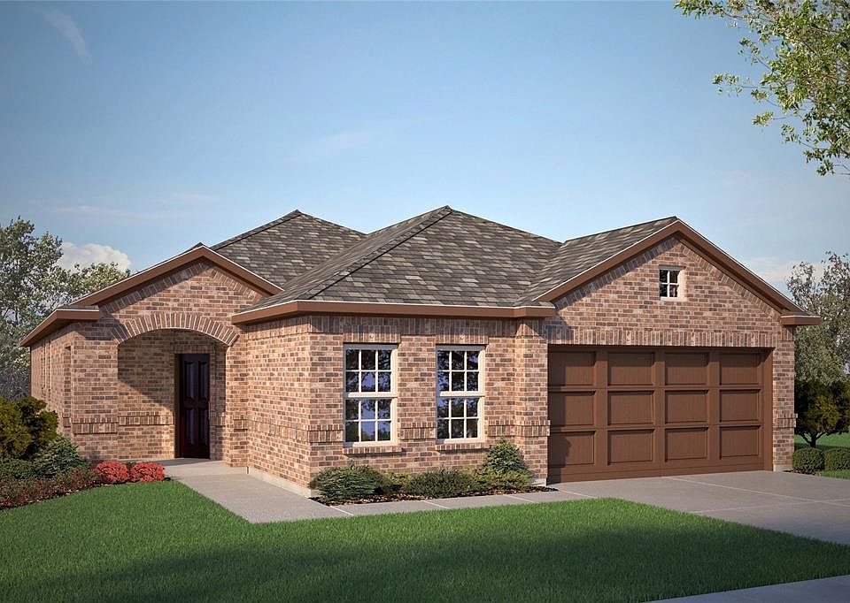 D.R. Horton's Encino floorplan, elevation C. All photos shown here may not depict the specified home & features included are for illustration purposes only.