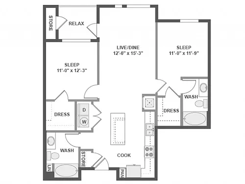 Floor plan C3b