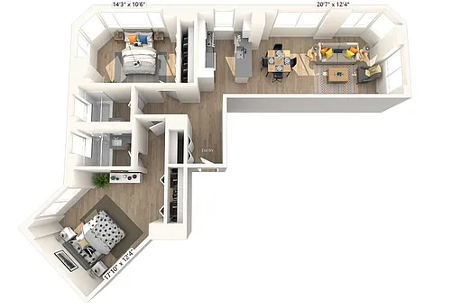 Floor plan B1-1157-Reno