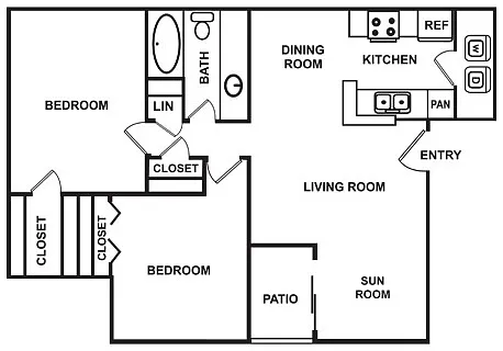 Floor plan The Berkely