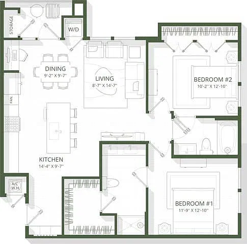 Floor plan B1