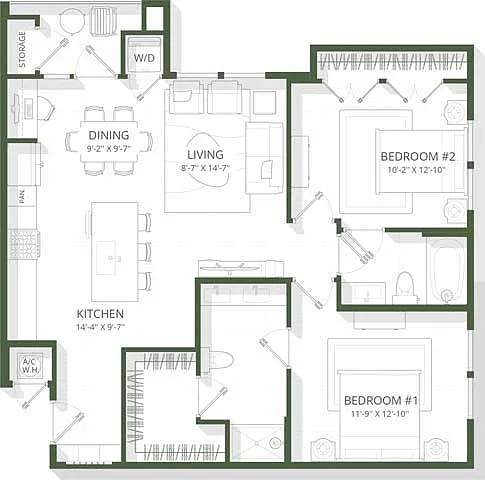 Floor plan B1