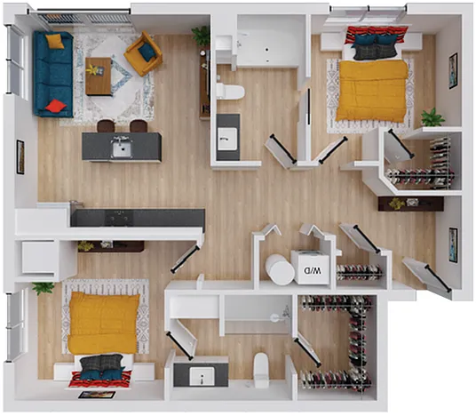Floor plan Brio 1