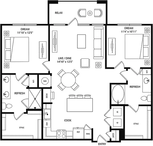 Floor plan B2