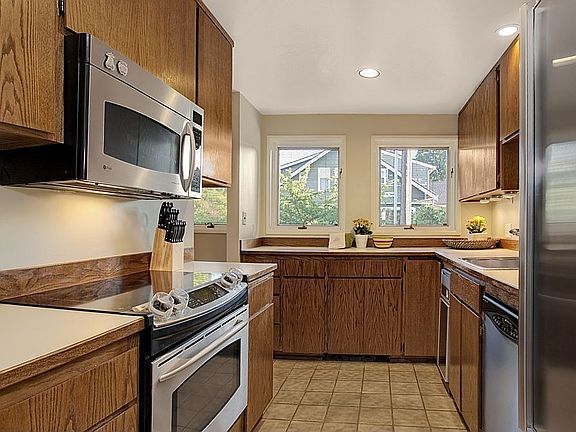 Kitchen with SubZero refrigerator
