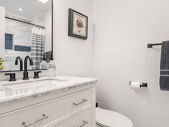 Updated clean shared bathroom