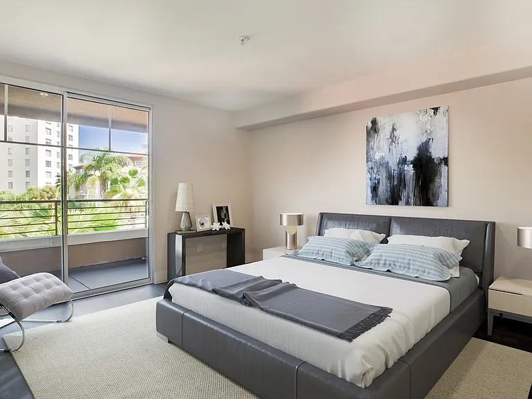 Large bedrooms with walk-in closets in most homes
