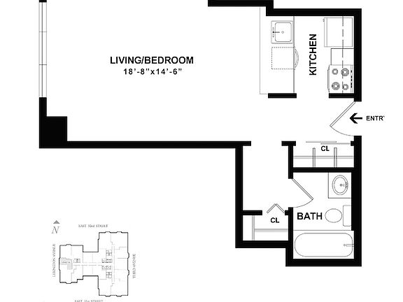 2nd image of 151-155 E 31st St #E16m