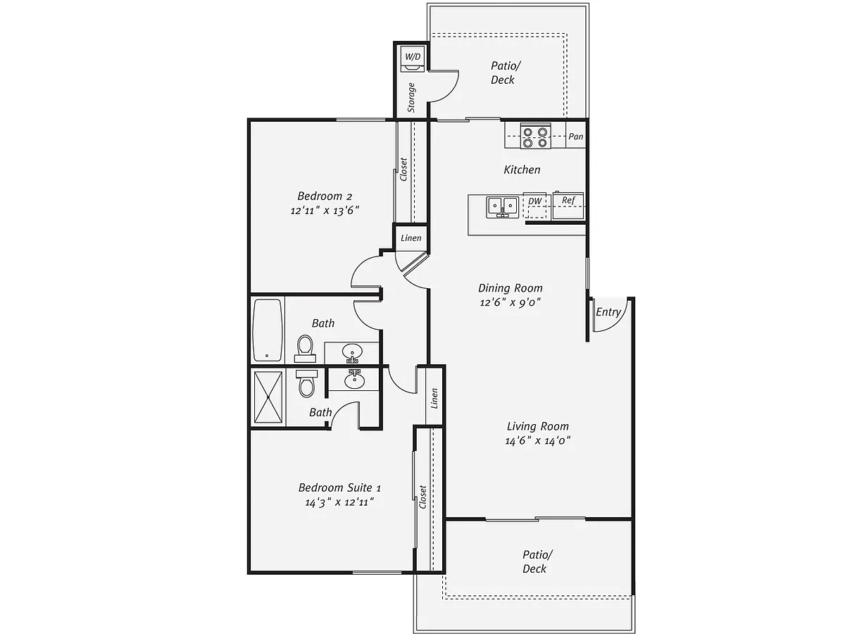 Floor plan B1