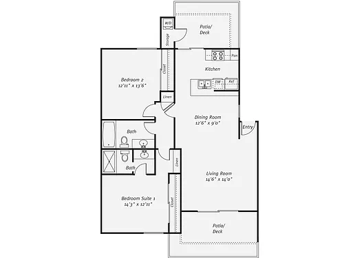 Floor plan B1