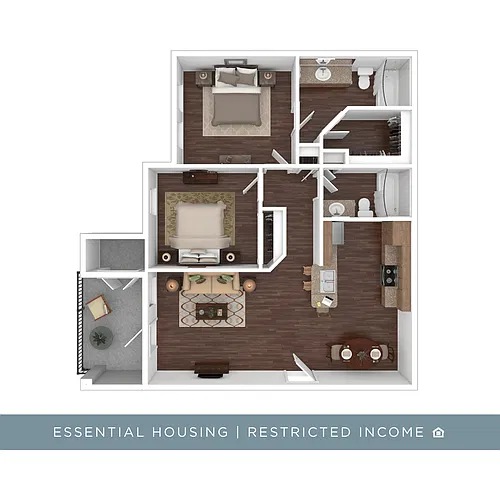 Floor plan B2 - 60
