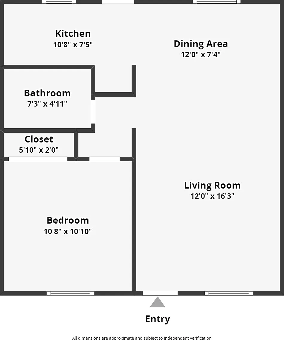 1 bed, 650 sqft, $850 — Photo 2