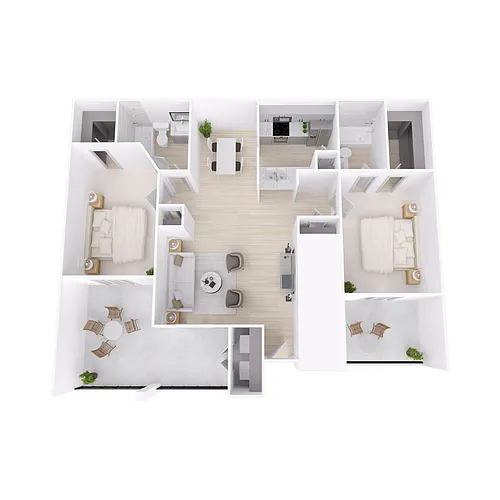 Floor plan B1 Renovated