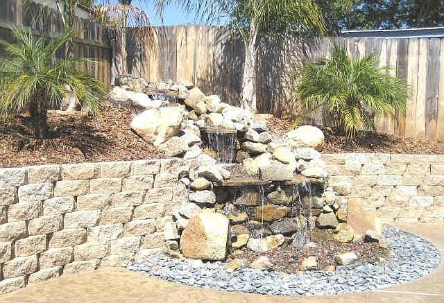 Backyard Waterfall
