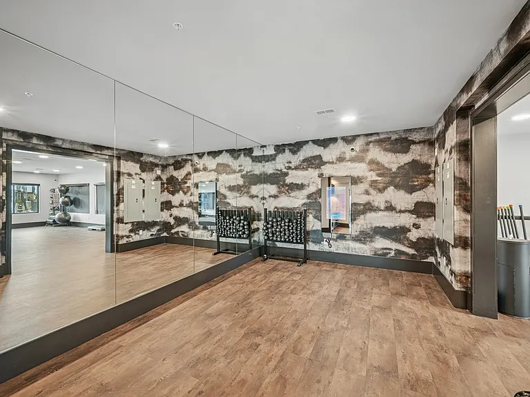 Yoga Room with Echelon Training Mirror