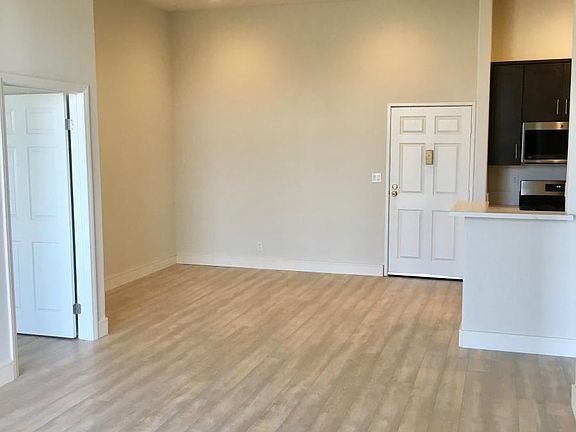View of dining room from balcony