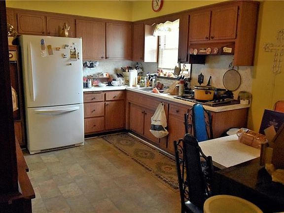 Ample sized eat in kitchen, appliances are included in the sale.