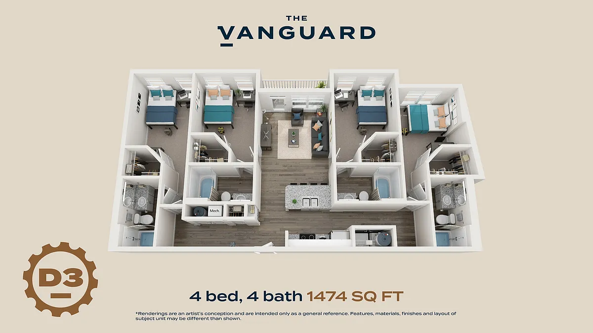 Floor plan D3