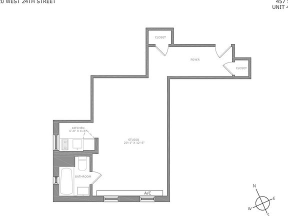2nd image of 220 W 24th St APT 3G