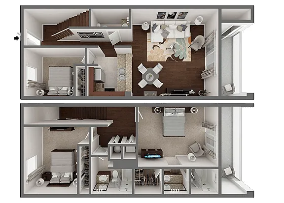 Floor plan Quartz- Townhome