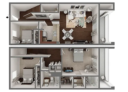 Floor plan Quartz- Townhome