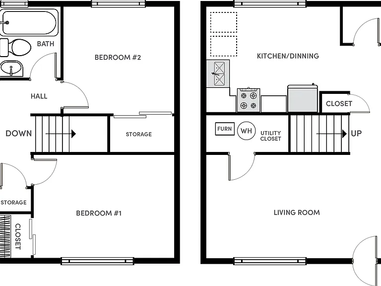 2 BR, 1 BA - Premium Plus 2 BR, 1 BA - Premium Plus