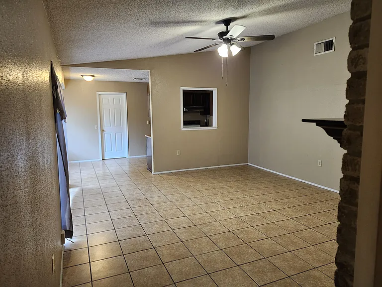 Family Room, breakfast nook and kitchen