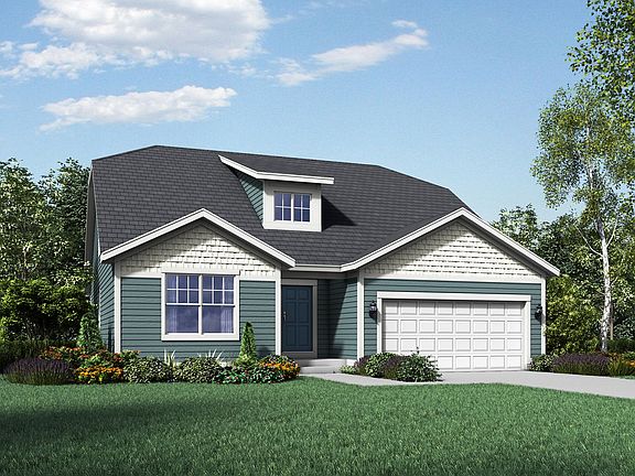 Cape May Cottage exterior elevation rendering by William Ryan Homes