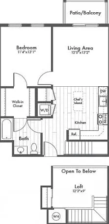 A4L One Bedroom with Loft A4L One Bedroom with Loft