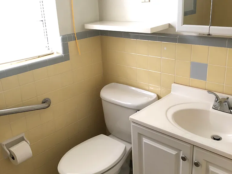 Hall bath (for bedrm 1)