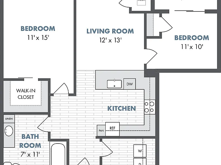 Floor Plan C1 | The Junction | Apartments in Menomonee Falls, WI Floor Plan C1 | The Junction | Apartments in Menomonee Falls, WI