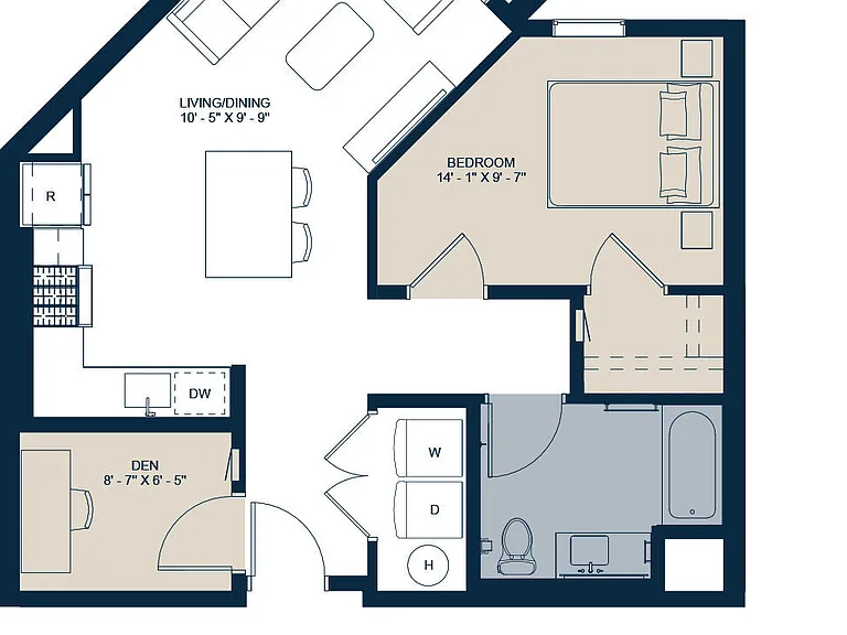 Flats - A6D Floorplan