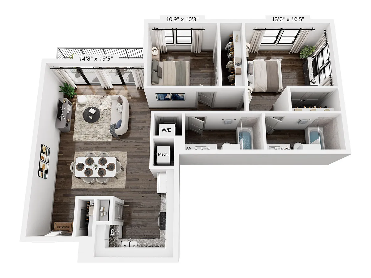 Floor plan B4