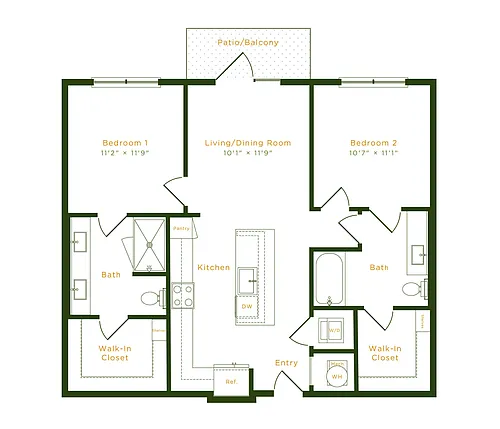 Floor plan B1