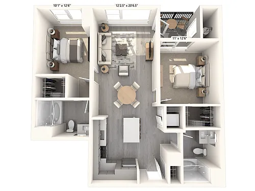 Floor plan B1-1012-2