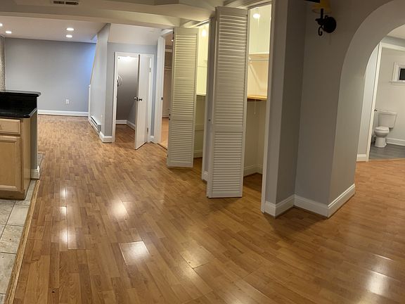 At night with recess lighting on