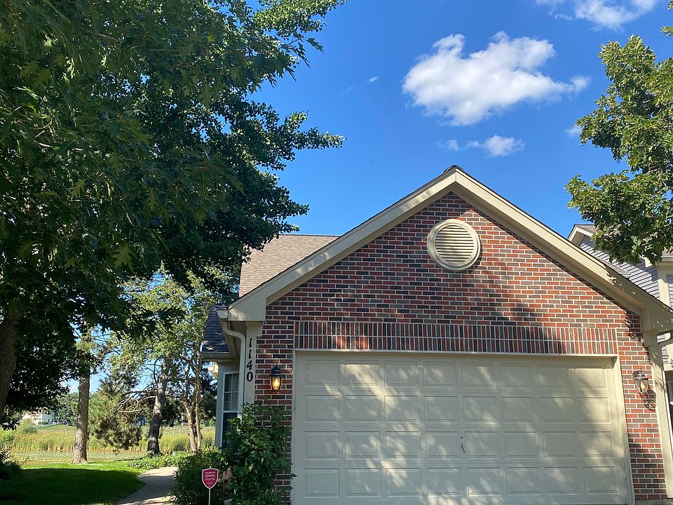 Front of the home, 2 car garage
