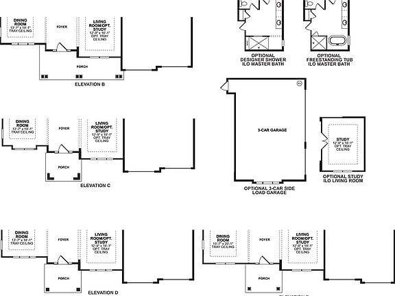 Allison First Floor Options