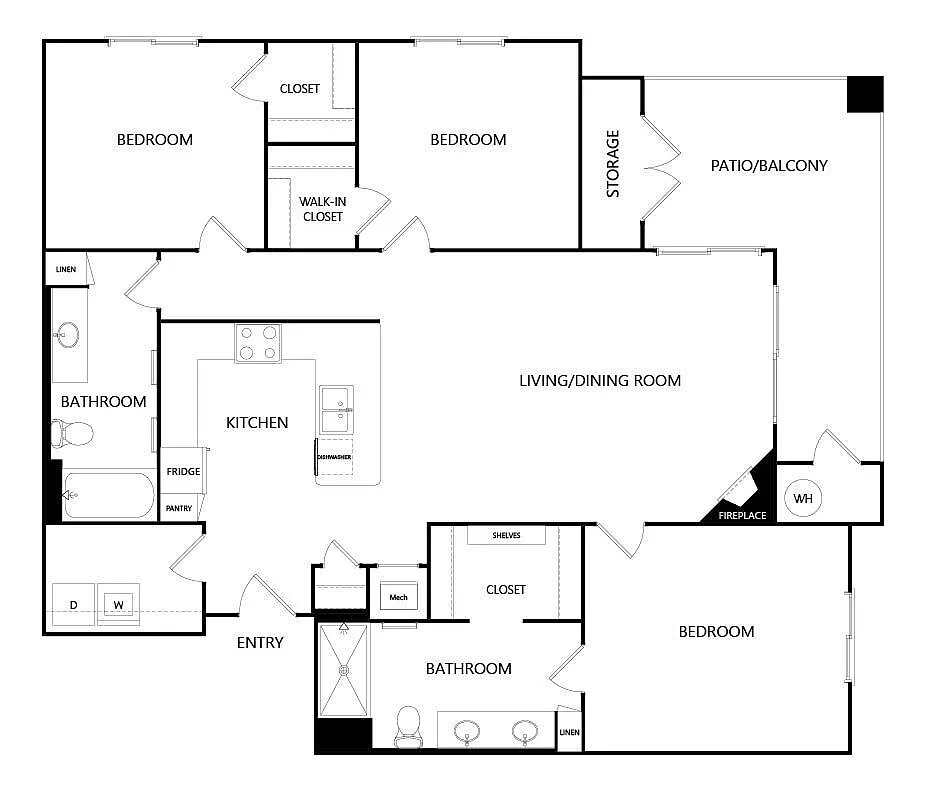 Floor plan Bradbury