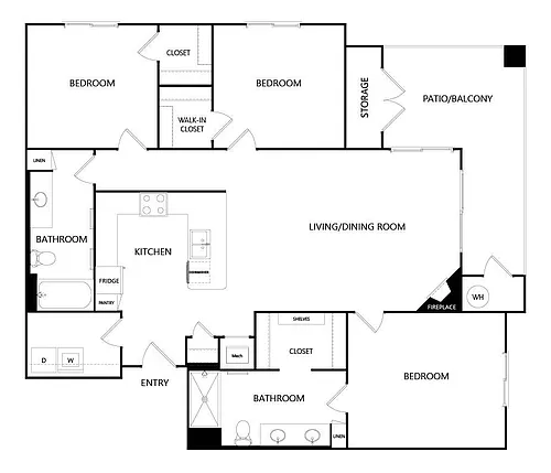 Floor plan Bradbury