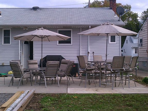 Patio set up