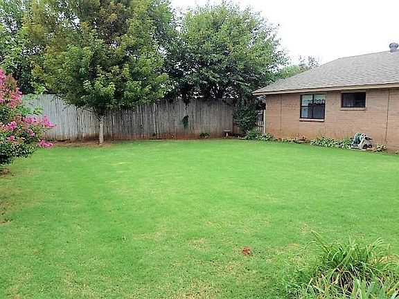 Large backyard