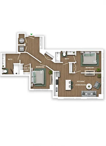 Floor plan B5B