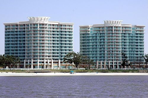 View from the Gulf.