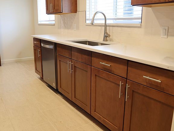Kitchen window brings in great natural light