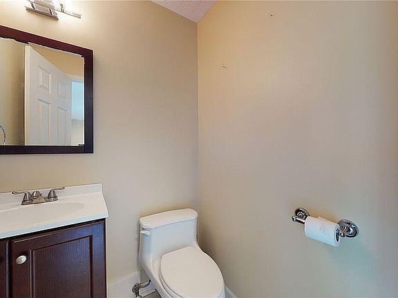 Basement half bathroom