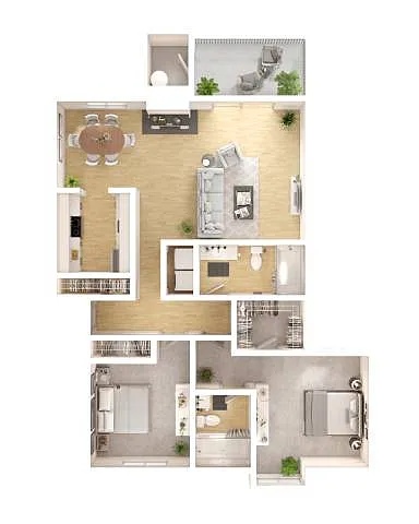 Floor plan B2